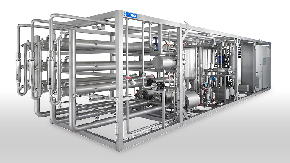ALPMA Ultrafiltration for special application for white cheese, curd cheese and cream cheese
